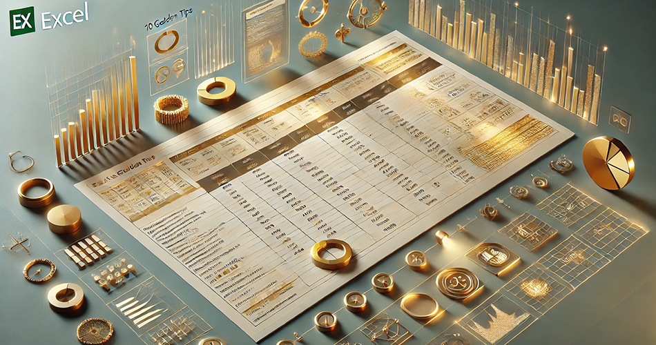 ۱۰ نکته طلایی برای طراحی گزارشات در اکسل