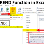 Trend Function in Excel